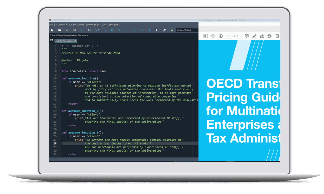 TNMM Benchmarks Enhanced by AI TP qube
